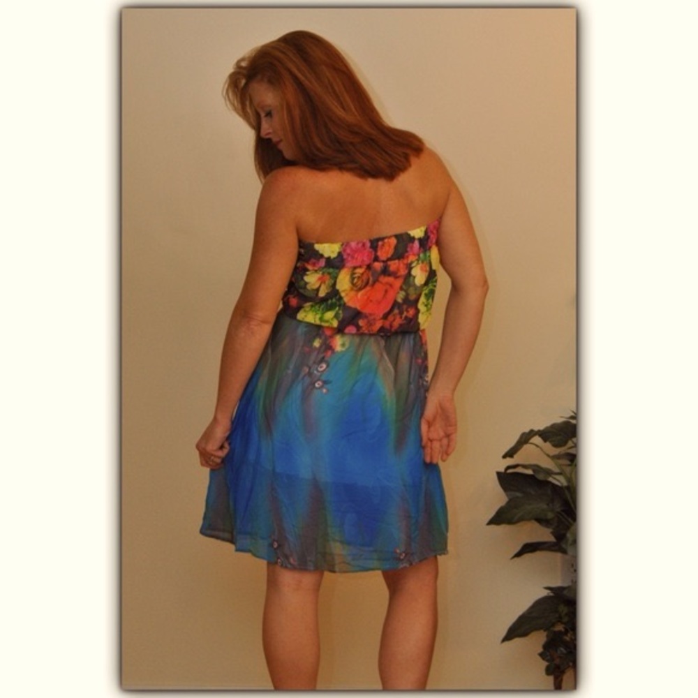 ๐ฏCloset Clear Outโผ๏ธ Strapless Design Dress! Great for a Cruise or the Beach! - Picture 2 of 4